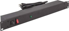 Wiremold - 6 Outlets, 120 Volts, 15 Amps, 6' Cord, Power Outlet Strip - 1 Circuits, Rack Mount, 5-15P NEMA Configuration, cULus, UL Listed File 1449 - Exact Tool & Supply
