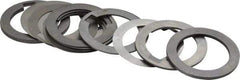 Precision Brand - 1-1/4 Inch Inside Diameter, 1-3/4 Inch Outside Diameter, 5/16 Inch Keyway Width, Steel Machine Tool Arbor Spacer Set - 0.001 to 0.125 Inch Thick, Use with Gang Cutters, Grinding Tools, Milling Cutters, Saws, Slitting Blades, 19 Pieces - Exact Tool & Supply