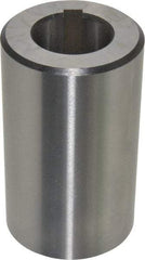 Interstate - 1 Inch Hole Diameter, 1-7/8 Inch Outside Diameter, 3-1/8 Inch Long, Alloy Steel Machine Tool Arbor Bushing - 0.0004 Inch Runout, Use with Milling Machine Arbors - Exact Tool & Supply