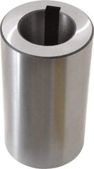Interstate - 1-1/4 Inch Hole Diameter, 2-1/8 Inch Outside Diameter, 3-3/4 Inch Long, Alloy Steel Machine Tool Arbor Bushing - 0.0004 Inch Runout, Use with Milling Machine Arbors - Exact Tool & Supply