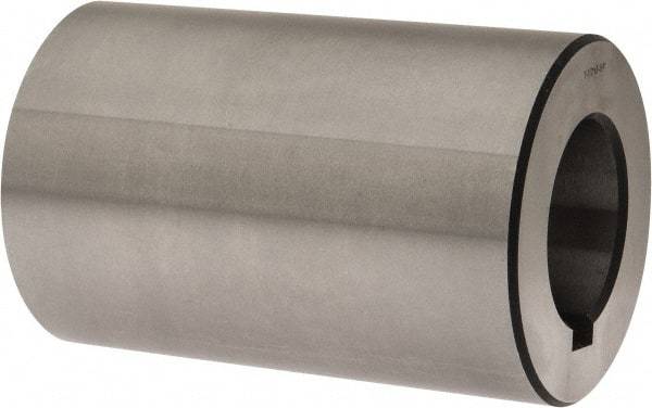 Interstate - 1-1/2 Inch Hole Diameter, 2-3/4 Inch Outside Diameter, 4-1/4 Inch Long, Alloy Steel Machine Tool Arbor Bushing - 0.0004 Inch Runout, Use with Milling Machine Arbors - Exact Tool & Supply