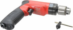 Sioux Tools - 1/4" Keyed Chuck - Pistol Grip Handle, 2,600 RPM, 14.16 LPS, 30 CFM, 1 hp - Exact Tool & Supply