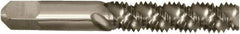 Vermont Tap & Die - 1/2-13 UNC 3 Flute 3/3B Bottoming Spiral Flute Tap - High Speed Steel, Bright Finish, 3-3/8" OAL, Right Hand Flute, Right Hand Thread, H3, Series 5155 - Exact Tool & Supply