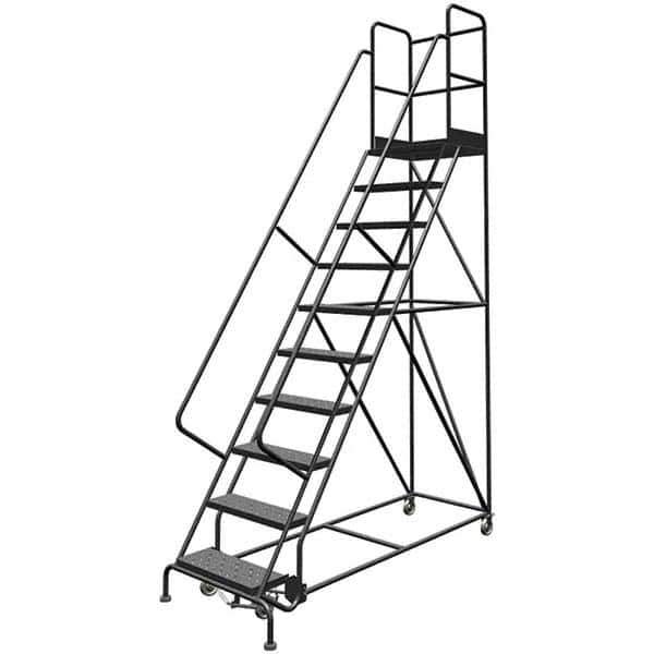 TRI-ARC - Rolling & Wall Mounted Ladders & Platforms Type: Rolling Warehouse Ladder Style: Rolling Platform Ladder - Exact Tool & Supply