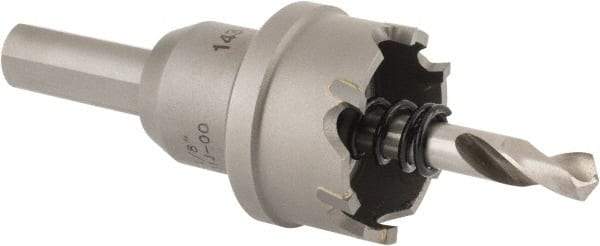 Hougen - 1-1/8" Diam, 1/8" Cutting Depth, Hole Saw - Carbide-Tipped Saw, Toothed Edge - Exact Tool & Supply