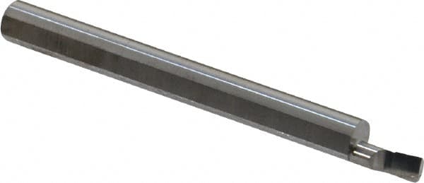 Scientific Cutting Tools - 0.12" Min Bore Diam, 1/4" Max Bore Depth, 3/16 Shank Diam, Boring Bar - Exact Tool & Supply