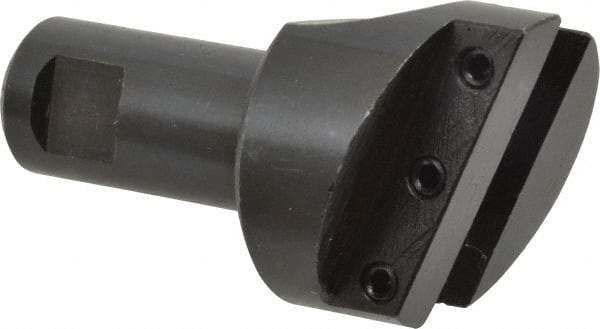 Interstate - 1-1/2" Head, 3/4" Shank Diam, 1 Bit Per Cutter, 5/16" Tool Bit, Fly Cutter - Straight Shank - Exact Tool & Supply
