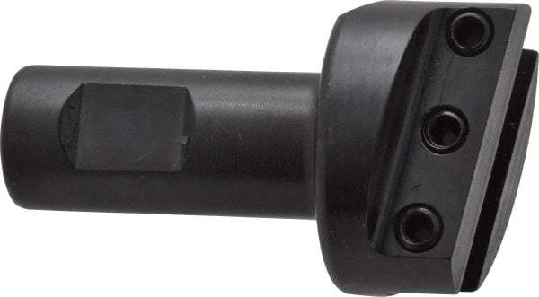 Made in USA - 1-1/2" Head, 3/4" Shank Diam, 1 Bit Per Cutter, 3/8" Tool Bit, Fly Cutter - Straight Shank - Exact Tool & Supply