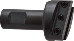 Made in USA - 1-1/2" Head, 3/4" Shank Diam, 1 Bit Per Cutter, 3/8" Tool Bit, Fly Cutter - Straight Shank - Exact Tool & Supply