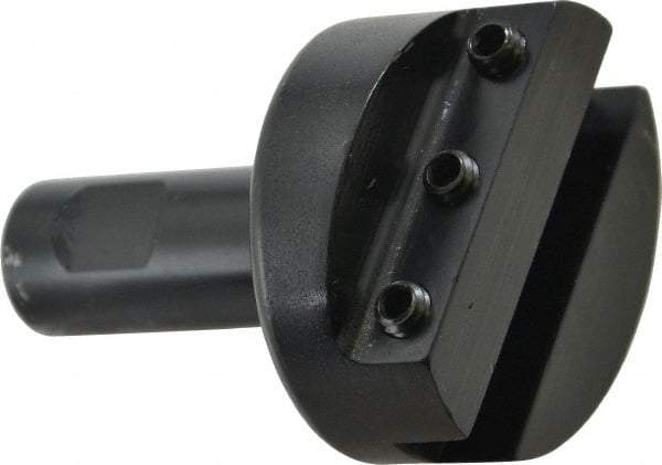 Made in USA - 2" Head, 3/4" Shank Diam, 1 Bit Per Cutter, 3/8" Tool Bit, Fly Cutter - Straight Shank - Exact Tool & Supply