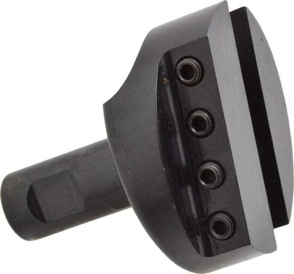 Made in USA - 2-1/2" Head, 3/4" Shank Diam, 1 Bit Per Cutter, 1/2" Tool Bit, Fly Cutter - Straight Shank - Exact Tool & Supply