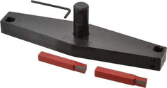 Flexbar - 8" Head, 3/4" Shank Diam, 2 Bits Per Cutter, 3/8" Tool Bit, Fly Cutter - Straight Shank, Bits Included - Exact Tool & Supply