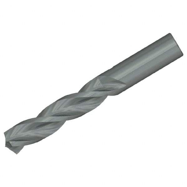 Kennametal - 6.97mm 130° Solid Carbide Jobber Drill - Bright Finish, Right Hand Cut, Spiral Flute, Straight Shank, 91mm OAL, Standard Point - Exact Tool & Supply