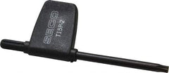 Seco - T15P Torx Plus Drive, Key and Driver for Indexable Tools - Compatible with Anvil Screws - Exact Tool & Supply
