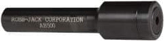 RobbJack - Slitting/Slotting Saw Arbor - Straight Shank, 1/2" Shank Diam, 2-7/8" OAL, For 1/2" Cutter Hole Diam - Exact Tool & Supply