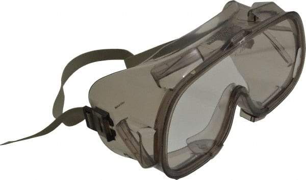 Jackson Safety - Size Universal, Clear Polycarbonate Anti-Fog & Scratch Resistant Lens, Safety Goggles - Indirect Vent, Clear Polycarbonate Frame, Over the Glass Style - Exact Tool & Supply