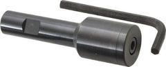 RobbJack - Slitting/Slotting Saw Arbor - Straight Shank, 1/4" Shank Diam, 4" OAL, For 7/8" Cutter Hole Diam - Exact Tool & Supply