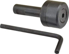 Interstate - Slitting/Slotting Saw Arbor - Straight Shank, 1/2" Shank Diam, 2-3/8" OAL, For 1/2, 5/8, 3/4, 7/8, 1" Cutter Hole Diam - Exact Tool & Supply