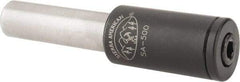 Made in USA - Slitting/Slotting Saw Arbor - Straight Shank, 1/2" Shank Diam, 2.45" OAL, For 1/2" Cutter Hole Diam - Exact Tool & Supply