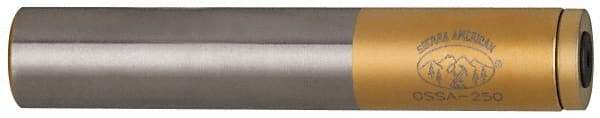 Made in USA - Slitting/Slotting Saw Arbor - Straight Shank, 1/2" Shank Diam, 2.2" OAL, For 1/4" Cutter Hole Diam - Exact Tool & Supply