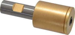 Made in USA - Slitting/Slotting Saw Arbor - Straight Shank, 3/4" Shank Diam, 3.53" OAL, For 1" Cutter Hole Diam - Exact Tool & Supply