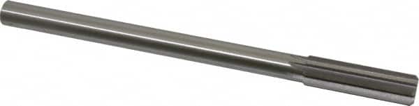 Made in USA - 43/64" High Speed Steel 8 Flute Chucking Reamer - Exact Tool & Supply