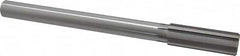 Made in USA - 57/64" High Speed Steel 8 Flute Chucking Reamer - Exact Tool & Supply