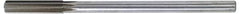 Made in USA - 0.712" High Speed Steel 8 Flute Chucking Reamer - Straight Flute, 0.5615" Straight Shank, 2-1/4" Flute Length, 9" OAL - Exact Tool & Supply
