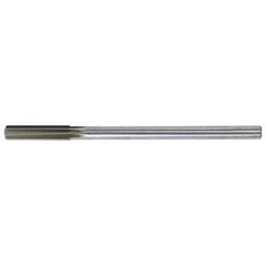 Made in USA - 0.622" High Speed Steel 8 Flute Chucking Reamer - Exact Tool & Supply