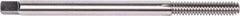 Union Butterfield - #8-32 UNC 2B H3 Thread Limit Bottoming Thread Forming Tap - High Speed Steel, Bright Finish, 4" OAL, 3/4" Thread Length, Right Hand Thread, Series 3306E - Exact Tool & Supply