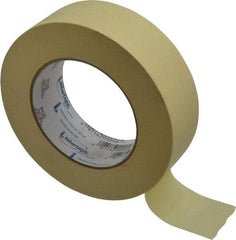 Intertape - 36mm Wide x 60 Yd Long Tan Paper Masking Tape - Series PG5, 6.3 mil Thick, 25 In/Lb Tensile Strength - Exact Tool & Supply