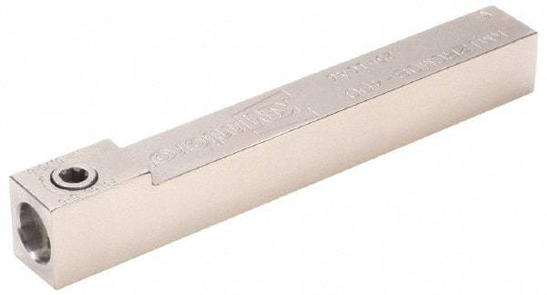 Kennametal - Right Hand Cut, KM12 Modular Connection, Square Shank Lathe Modular Clamping Unit - 1/2" Square Shank Length, 1/2" Square Shank Width, 4" OAL, Series RCM Square Shank - Exact Tool & Supply