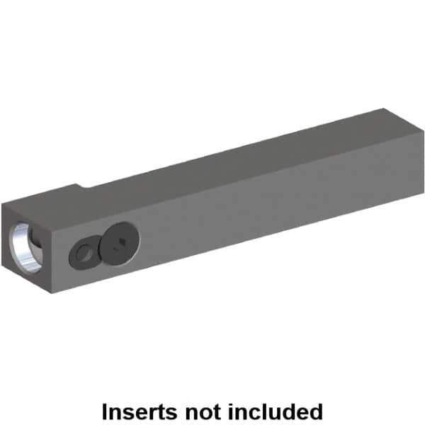 Kennametal - Neutral Cut, KM16 Modular Connection, Square Shank Lathe Modular Clamping Unit - 16mm Square Shank Length, 16mm Square Shank Width, 100mm OAL, Series NCM Square Shank - Exact Tool & Supply