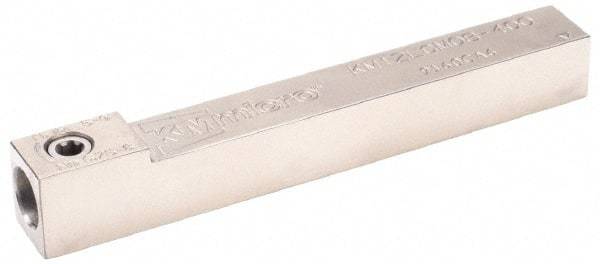 Kennametal - Left Hand Cut, KM12 Modular Connection, Square Shank Lathe Modular Clamping Unit - 1/2" Square Shank Length, 1/2" Square Shank Width, 4" OAL, Series LCM Square Shank - Exact Tool & Supply