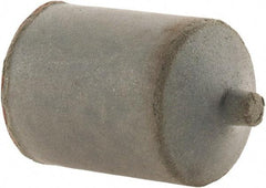Cratex - 7/8" Max Diam x 1-1/4" Long, Cone, Rubberized Point - Very Fine Grade, Silicon Carbide, 1/4" Arbor Hole, Unmounted - Exact Tool & Supply