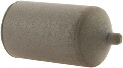 Cratex - 1" Max Diam x 1-3/4" Long, Cone, Rubberized Point - Very Fine Grade, Silicon Carbide, 1/4" Arbor Hole, Unmounted - Exact Tool & Supply