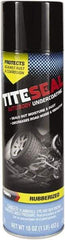 Gunk - 20 oz, Black, Rubberized Undercoating - Comes in Aerosol Can - Exact Tool & Supply