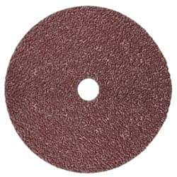 3M - 4-1/2" Diam 7/8" Hole 36+ Grit Fiber Disc - Very Coarse Grade, Ceramic, 13,300 Max RPM, Series 982C - Exact Tool & Supply