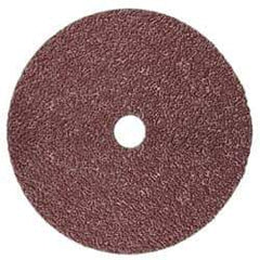 3M - 4-1/2" Diam 7/8" Hole 36+ Grit Fiber Disc - Very Coarse Grade, Ceramic, 13,300 Max RPM, Series 982C - Exact Tool & Supply