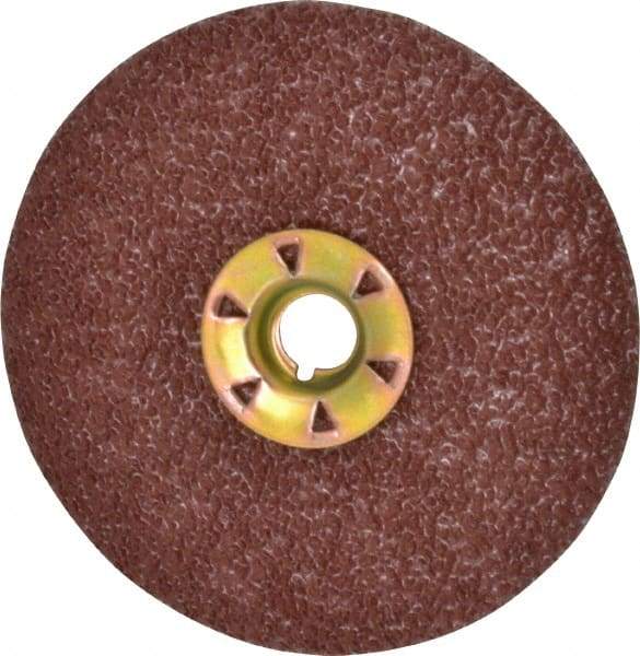 3M - 4-1/2" Diam 36+ Grit Fiber Disc - Very Coarse Grade, Ceramic, 13,300 Max RPM, Series 982C - Exact Tool & Supply