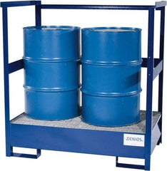 Denios - Mobile Spill Containment Type: Stackable Transport Pallet Number of Drums: 2 - Exact Tool & Supply