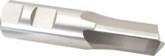 Hertel - 1" Diam, 1-5/8" LOC, 2 Flute High Speed Steel Keyway End Mill - Straight Flute, Uncoated, 1" Shank Diam, 4-1/8" OAL, 0° Helix, Centercutting - Exact Tool & Supply