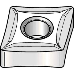 Kennametal - CNMP432 K Grade KCP25B Carbide Turning Insert - TiOCN Finish, 80° Diamond, 1/2" Inscr Circle, 3/16" Thick, 1/32" Corner Radius - Exact Tool & Supply