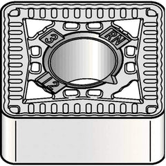 Kennametal - SNMG543 RN Grade KCP25B Carbide Turning Insert - TiCN/Al2O3/TiOCN Finish, 90° Square, 5/8" Inscr Circle, 1/4" Thick, 3/64" Corner Radius - Exact Tool & Supply