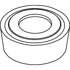Kennametal - RCMT1204M0 Grade KCP25 Carbide Turning Insert - TiCN/Al2O3 Finish, Round, 12mm Inscr Circle, 3/16" Thick - Exact Tool & Supply