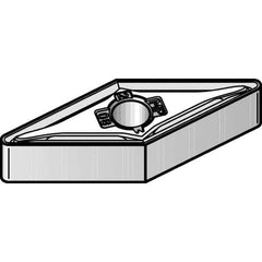Kennametal - VNMG331 MP Grade KCM15B Carbide Turning Insert - TiOCN Finish, 35° Diamond, 3/8" Inscr Circle, 3/16" Thick, 1/64" Corner Radius - Exact Tool & Supply