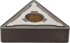 Kennametal - TNMG543 RP Grade KCM35 Carbide Turning Insert - TiCN/Al2O3 Finish, 60° Triangle, 5/8" Inscr Circle, 1/4" Thick, 3/64" Corner Radius - Exact Tool & Supply