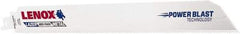 Lenox - 12" Long x 1" Thick, Bi-Metal Reciprocating Saw Blade - Straight Profile, 14 TPI, Toothed Edge - Exact Tool & Supply