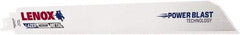 Lenox - 12" Long x 1" Thick, Bi-Metal Reciprocating Saw Blade - Straight Profile, 18 TPI, Toothed Edge - Exact Tool & Supply