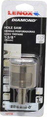 Lenox - 1-3/8" Diam, 1-1/8" Cutting Depth, Hole Saw - Diamond Grit Saw, Continuous Edge - Exact Tool & Supply
